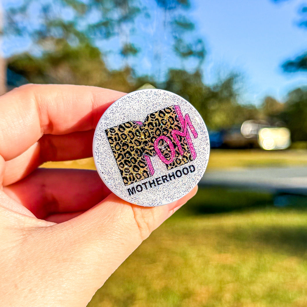 Motherhood- leopard/pink