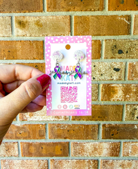 You Matter| Awareness Dangle Earrings
