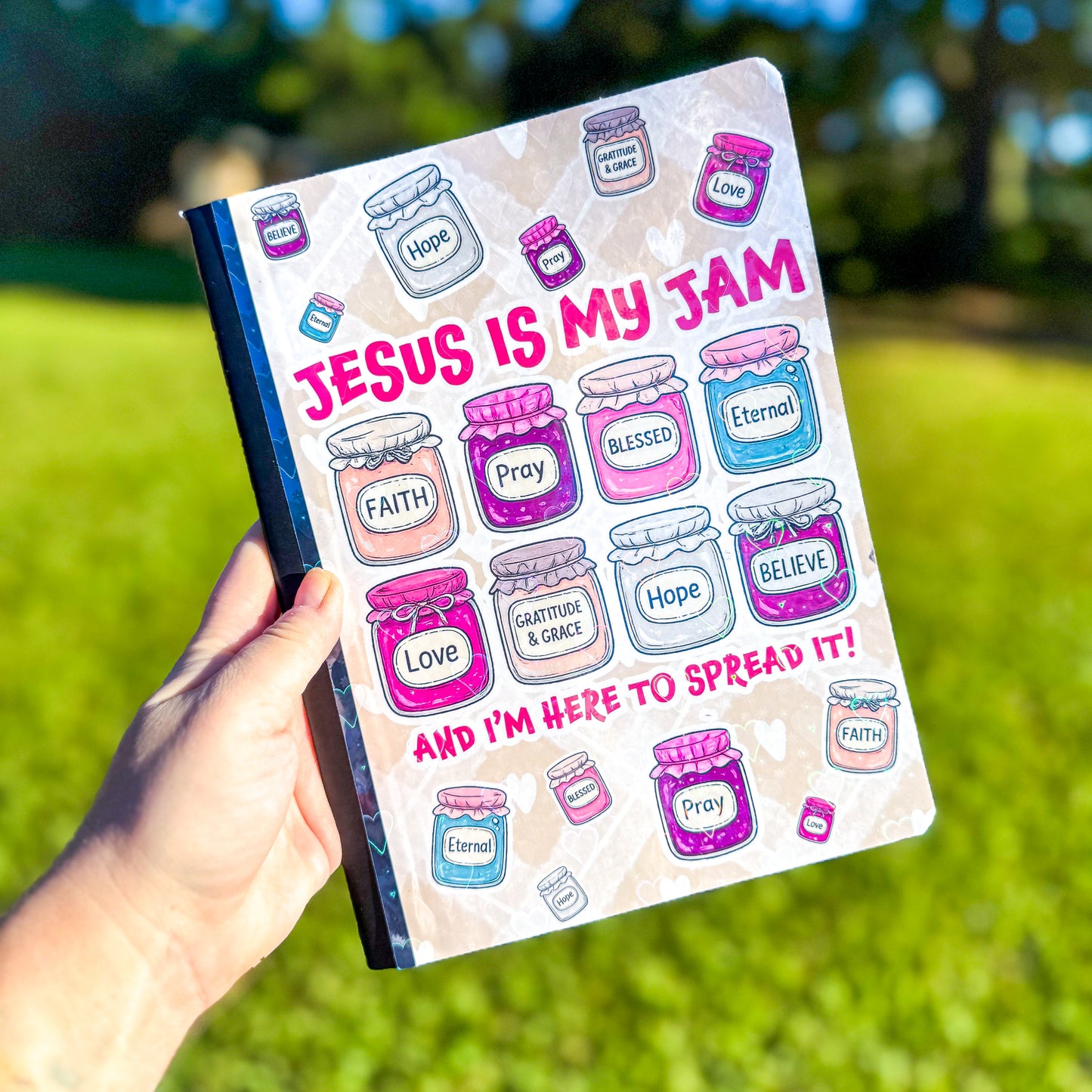 Jesus is my Jam| Holographic Notebook