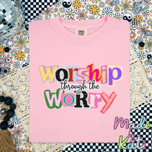 Load image into Gallery viewer, Worship Through the Worry- Tee Shirt
