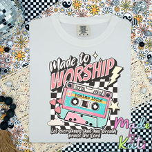 Load image into Gallery viewer, Made to Worship- Tee Shirt
