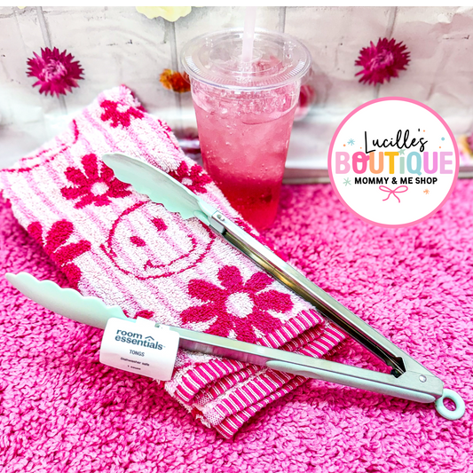 Pastel Teal Kitchen Tongs