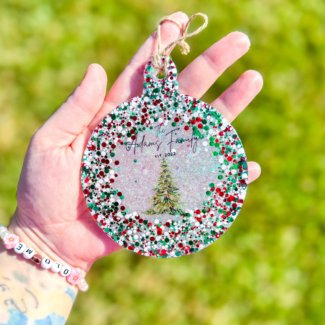 Custom Family Ornament-