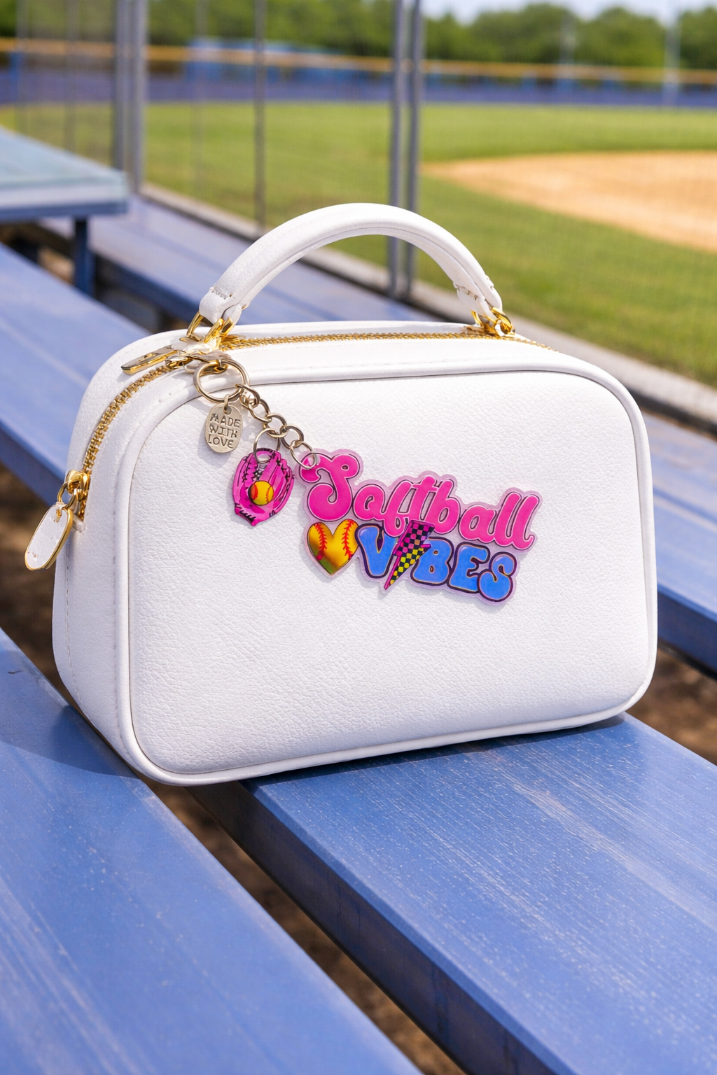 Softball Vibes Keychain