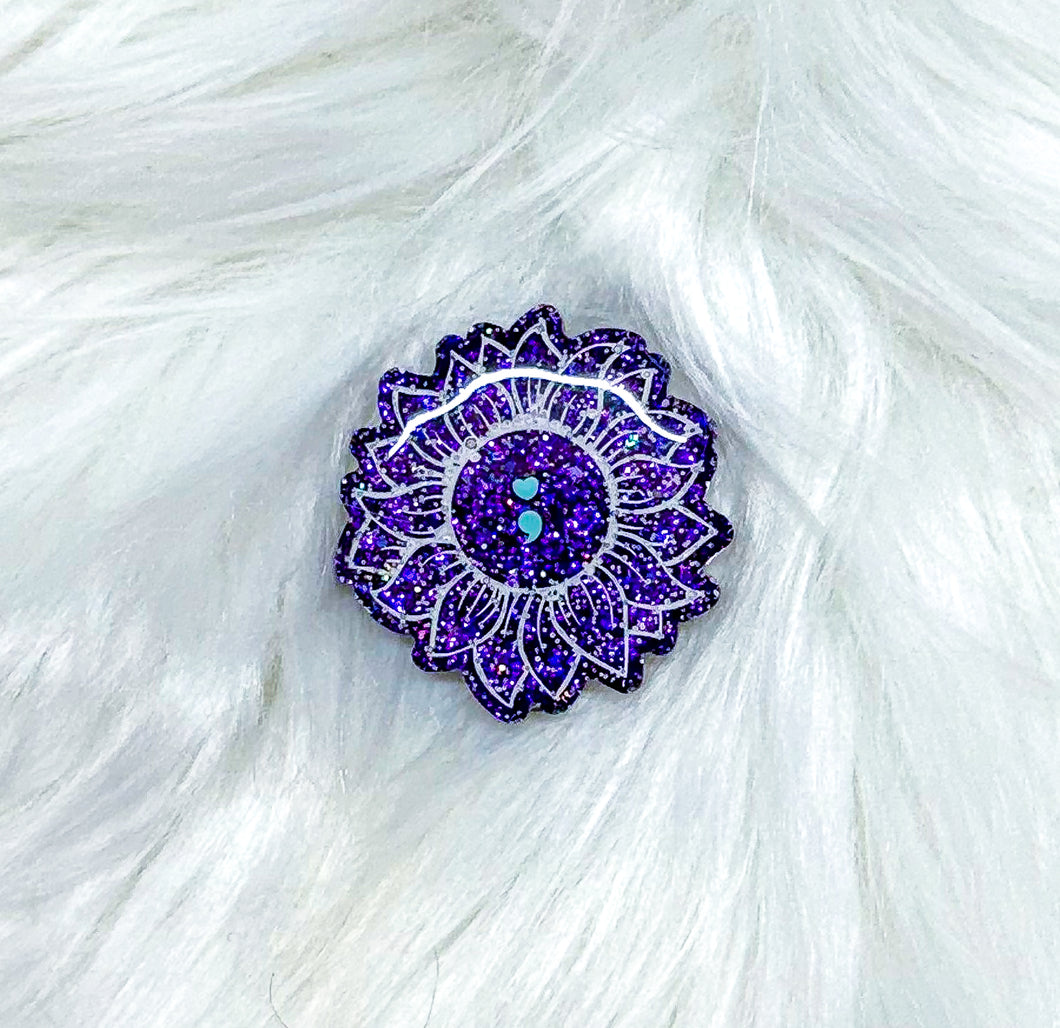 Semicolon Sunflower-Magnet