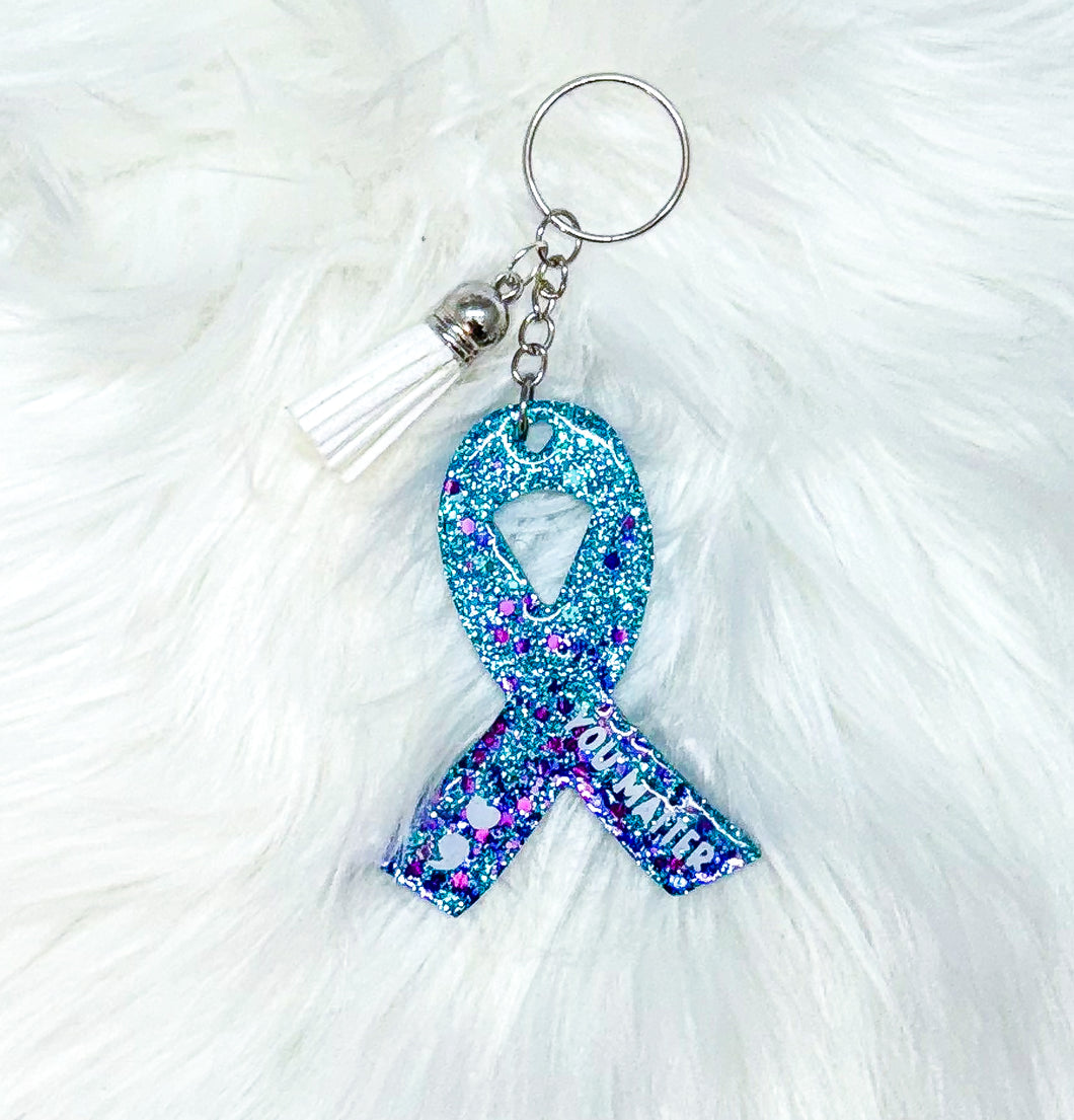 You Matter Ribbon- Keychain
