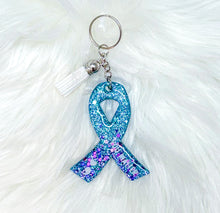 Load image into Gallery viewer, You Matter Ribbon- Keychain
